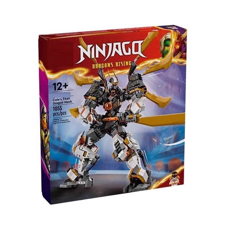 เข้ากันได้กับ Lego Phantom Ninja 71821 Kous Titan Dragon Mecha ประกอบของเล่นบล็อกตัวต่อ