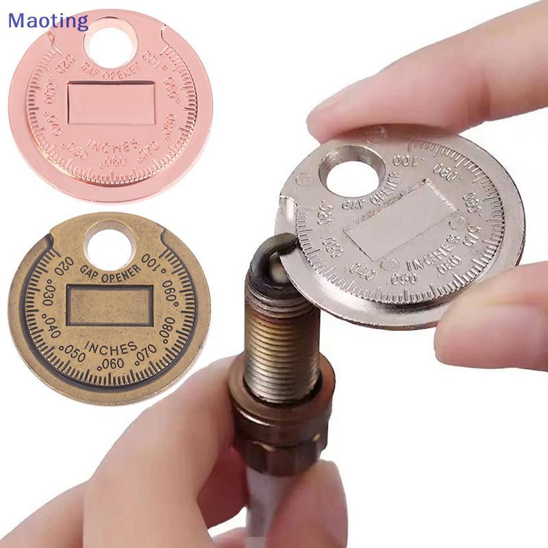 [maoytingHOT] เหรียญ- ประเภท 0.6-2.4 มม. 0.02-0.010 นิ้วหัวเทียน Gap Gauge เครื่องมือวัดช่วงหัวเทียน