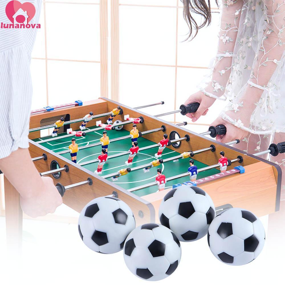 LUNANOVA Football Black&White 4pcs Foot Balls Mini Replacement Balls