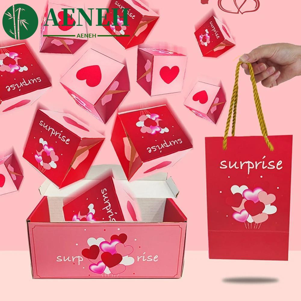 AENEH Surprise Bounce Box, Fun Luxury Cash Explosion Gift Box, New Gift Box Pop Up Surprise Paper Mo