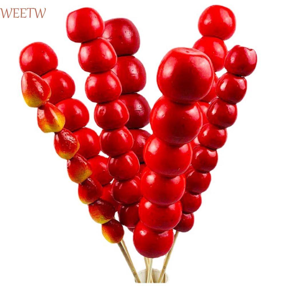 WEEKW Sugar Gourd Model จําลองโฟมแต่งงานเครื่องประดับประดิษฐ์ที่สมจริง