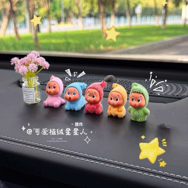 น่ารักคนดาวรถหน้าจอโกหกลงเครื่องประดับคอนโซลกลางรักษาแผนกเครื่องประดับรถการ์ตูนเครื่องประดับรถ