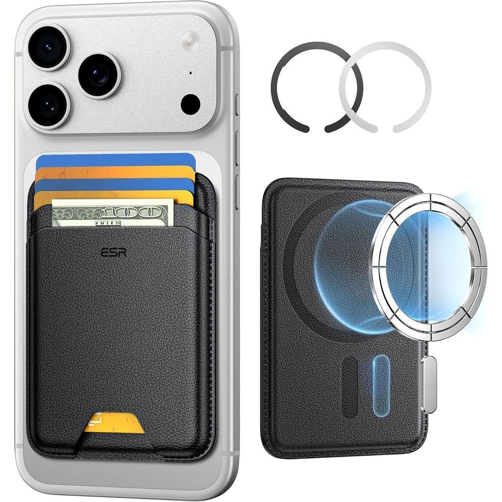 ESR for MagSafe Wallet, 5-Card Holder With RFID Blocking, MagSafe Sticker Included, Slim Magnetic Wa