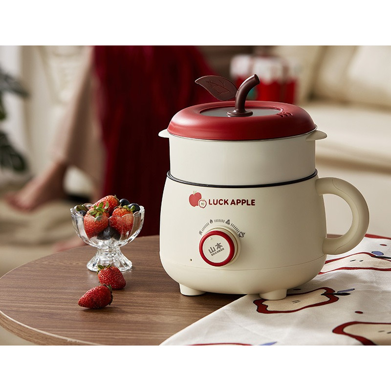 Shanben หม้อไฟฟ้าอเนกประสงค์ เจียว, ผัด, นึ่ง, ต้ม, เคี่ยว