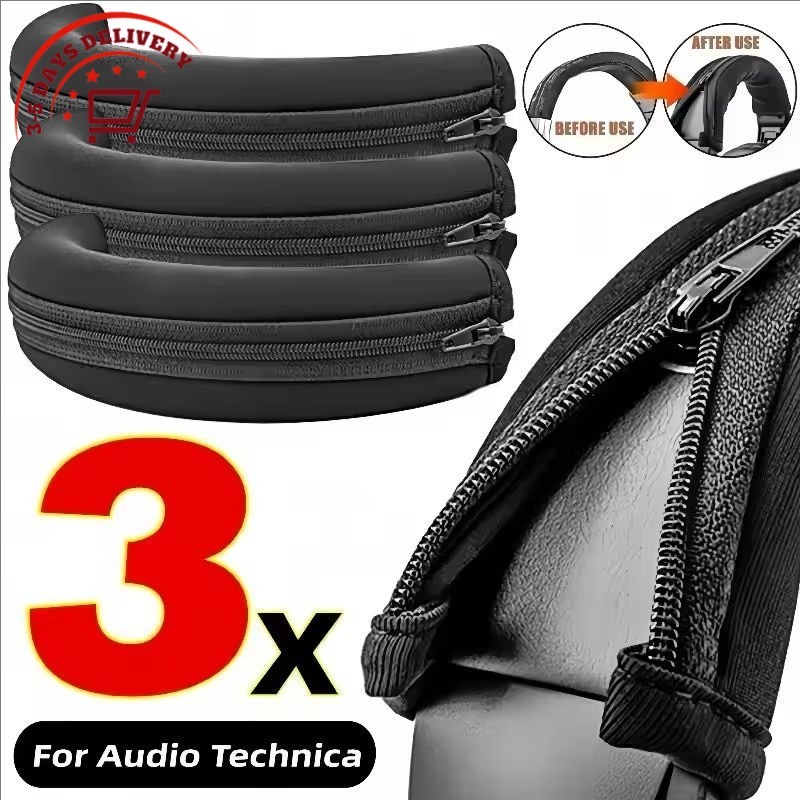 [จัดส่ง 3-5 วัน]1/2/3 ชิ้น - ผ้าคลุมคาดศีรษะสําหรับหูฟัง | ปลอกป้องกัน Neoprene เข้ากันได้กับ ATH-M50X M40X MSR7 | เบาะนุ่มสบายกันเหงื่อ