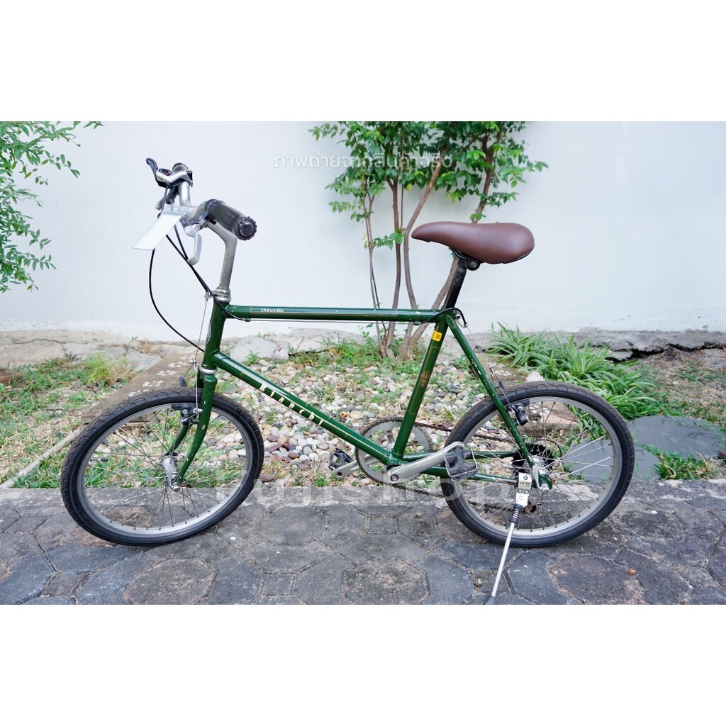 จักรยานมินิเวโล ญี่ปุ่น - ล้อ 20 นิ้ว - เกียร์ 7 สปีด - โครโมลี่ - Bianchi Merlo - Size 42 - สีเขียว