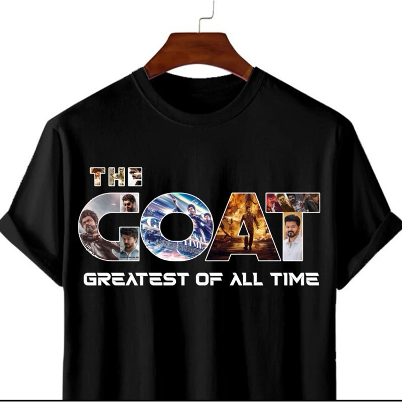 เสื้อยืด GOAT Greatest Of All Time | ผ้าฝ้าย 100% | มีสไตล์ออกไปข้างนอก 100-5XL