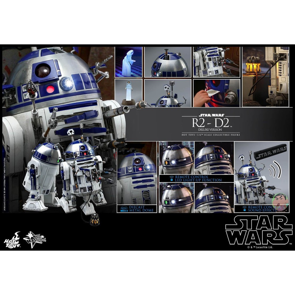 (🔵PRE-ORDER)Hot Toys MMS511 Star Wars – R2-D2 (รุ่นดีลักซ์) 1/6 Scale Collectible Figure