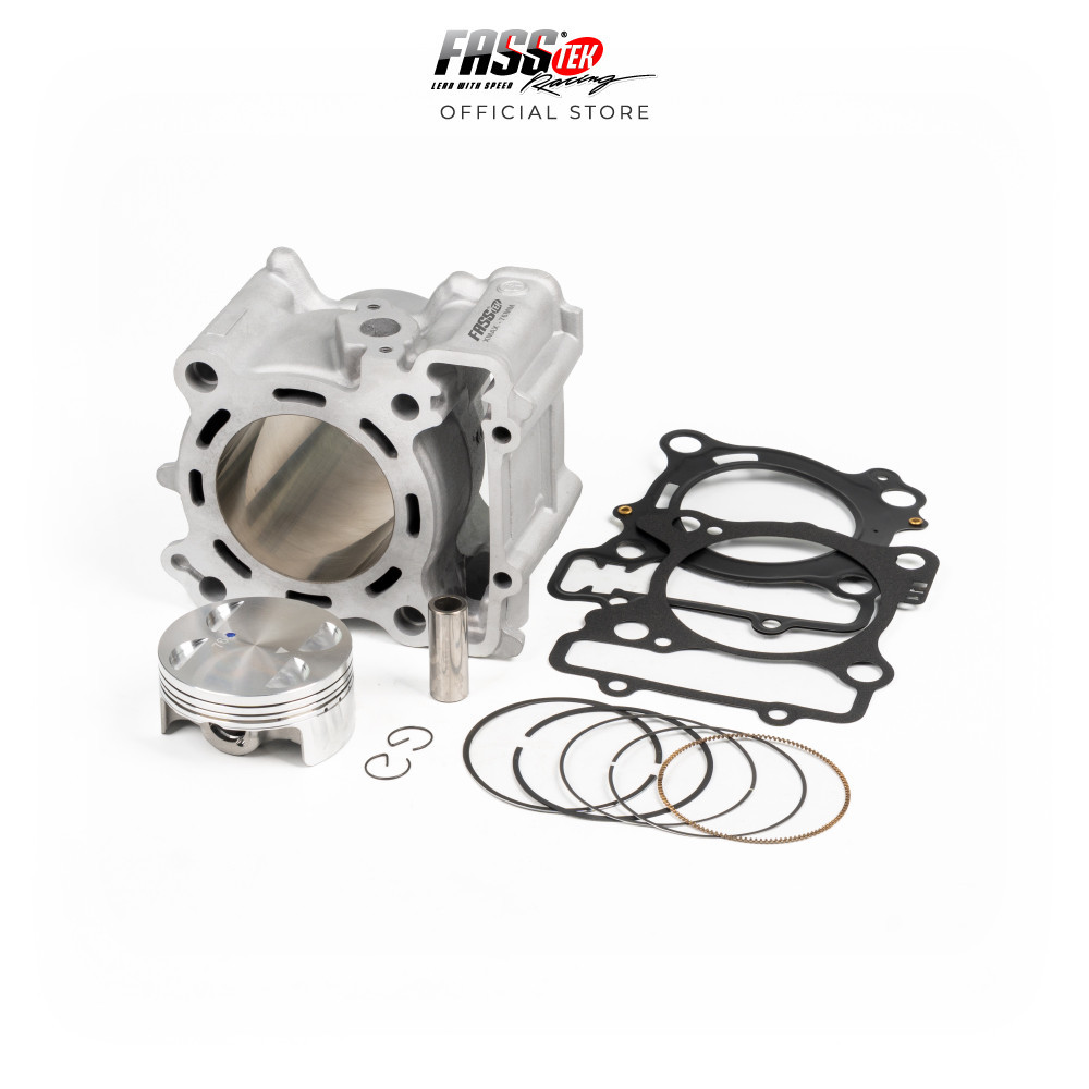 76MM XMAX เซรามิค CYLINDER BLOCK ชุด W/FORGED PISTON XMAX250/300 FASSTEK