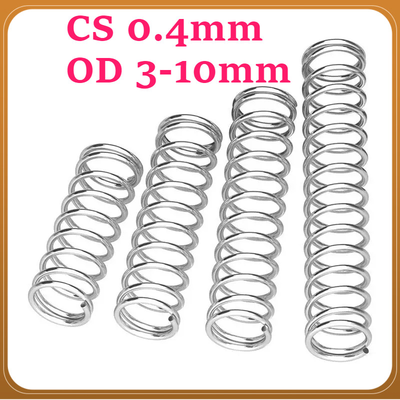 d0.4 มม. * OD3-10สแตนเลส 304 สปริงกด-สปริงดัน สปริงดัดแปลงงานต่างๆ TL-88 -1