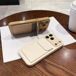 Candy สี Pebbled หนังสําหรับ iPhone 17 Pro Max 16 15 14 13 Pro Max XS MAX XR X 7 8 Plus 11 12 Pro Max 17 Air 14 15 16 Plus กันกระแทกผู้ถือบัตรปกหลัง