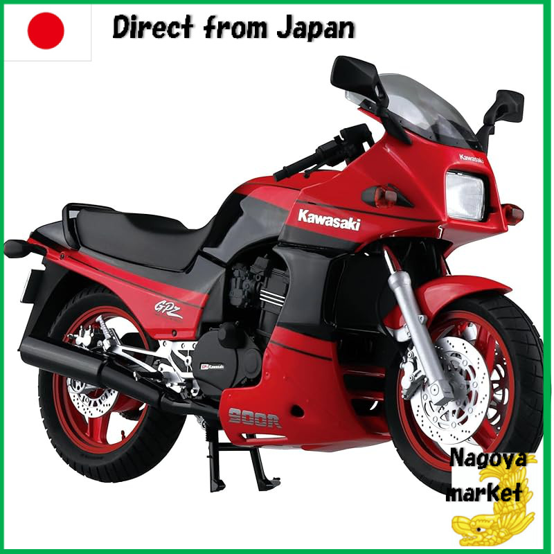 Aoshima Cultural Materials Co., Ltd. 1/12 The Bike Series No.49 Kawasaki ZX900A GPZ900R Ninja 1990 w