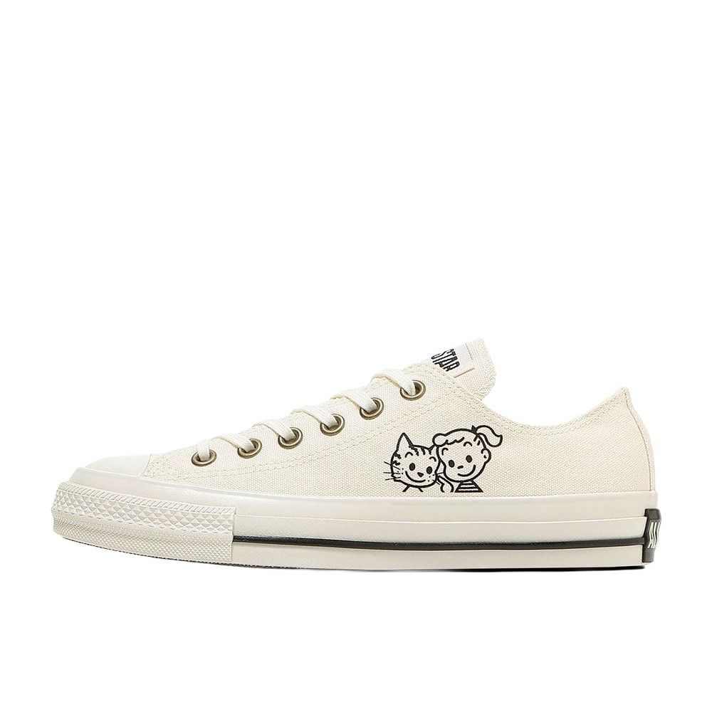 OSAMU GOODS × Converse All Star Aged OX Jill & Cat Unused