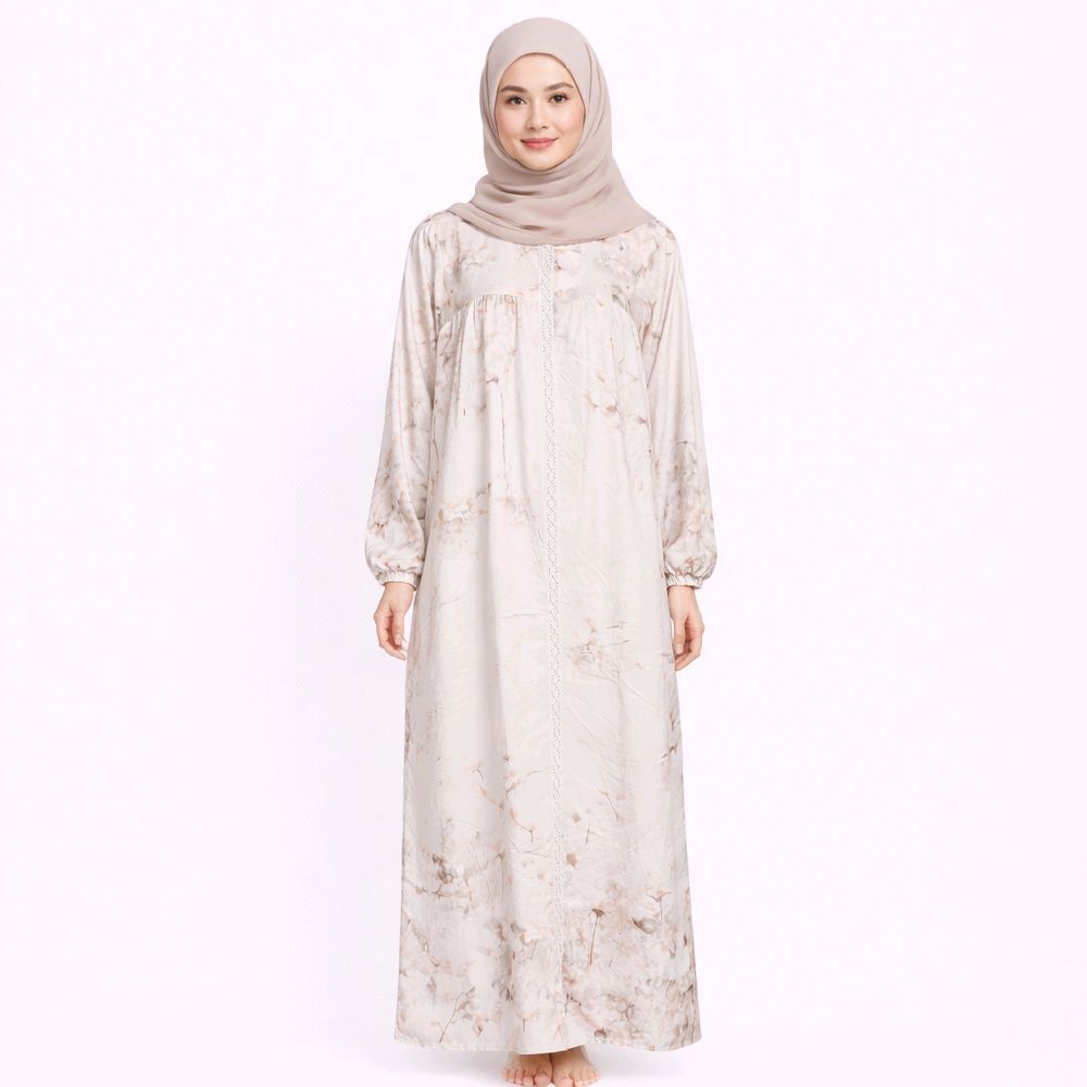 Tirta Kencana Jumbo Zippered Gamis Ld 130