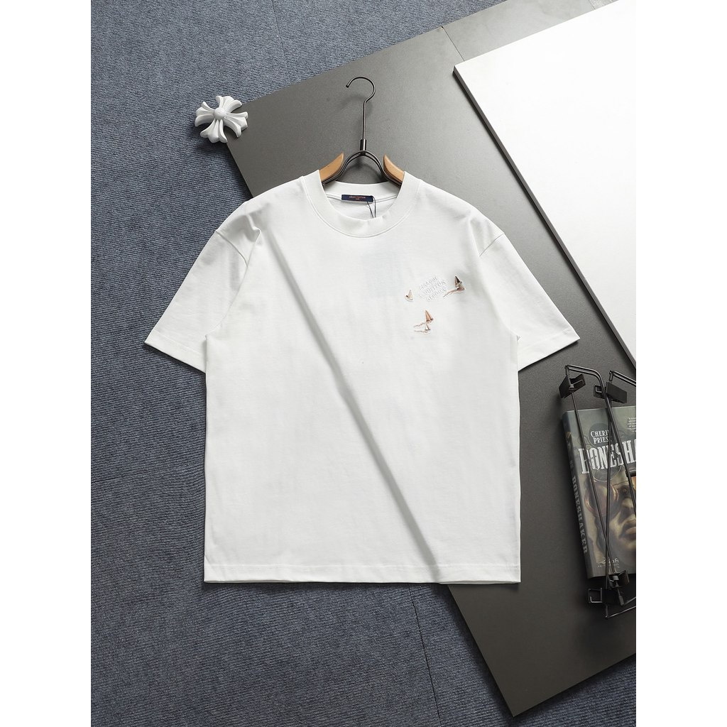 LO% UIS VU & ITTON/L @ V2026 Star คลาสสิกรอบคอแขนสั้นเสื้อยืดผู้ชายผู้หญิงพิมพ์เสื้อยืดสบาย Breathab