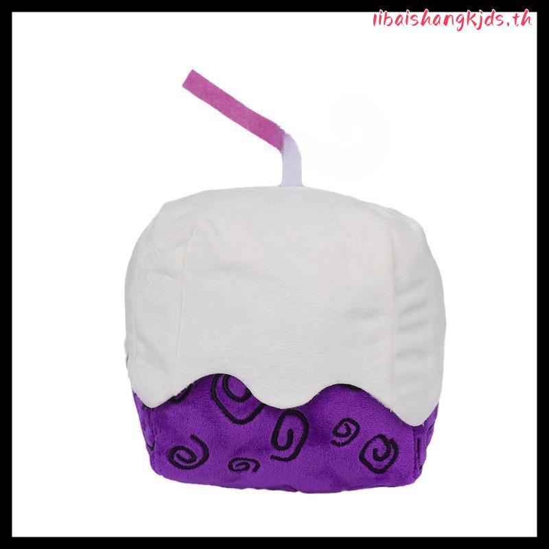 AIXINI Blox Fruits Kitsune Anime Game Plush Toy Fruit Leopard Pattern Box Plushies Toy  Soft Stuffed