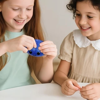 CHILDJOYLYN เกี๊ยวของเล่น Squishy, Glitter พร้อม Steamer ซาลาเปายัดไส้นึ่ง Squishy Pinch Le, Soft Fidget Slow Resilience Stress Relief Sensory Ball สําหรับบรรเทาความเครียดความวิตกกังวล