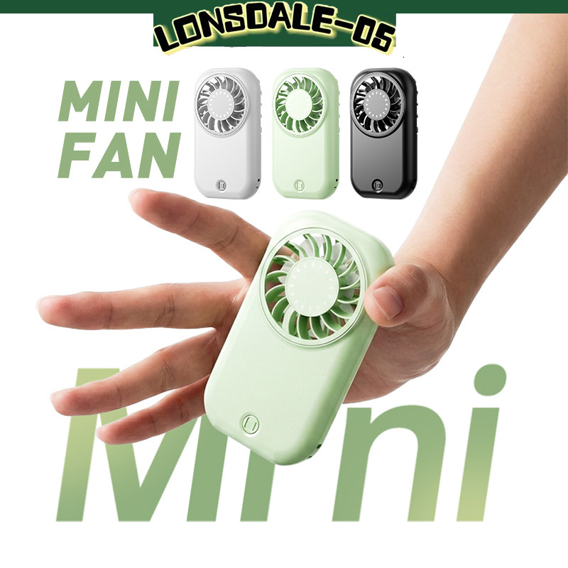 3สี พัดลมมือถือ พัดลมขนาดเล็ ความเร็ว5 ระดับ ชาร์จ USB พัดลมพกพา สามารถปรับได้ Mini Fan สิ่งจำเป็นสำหรับกิจกรรมกลางแจ้ง