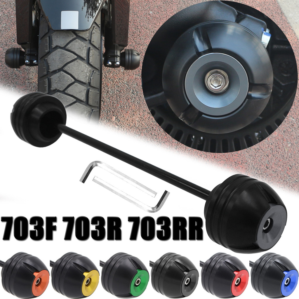 สําหรับ Zontes 703F 703R 703RR 703 F703 703RR CNC เพลาด้านหน้า Crash Slider ด้านหน้าส้อม Protector A