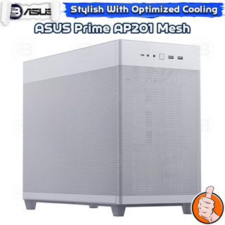 [CoolBlasterThai] ASUS Prime AP201 Mesh MicroATX White High-…