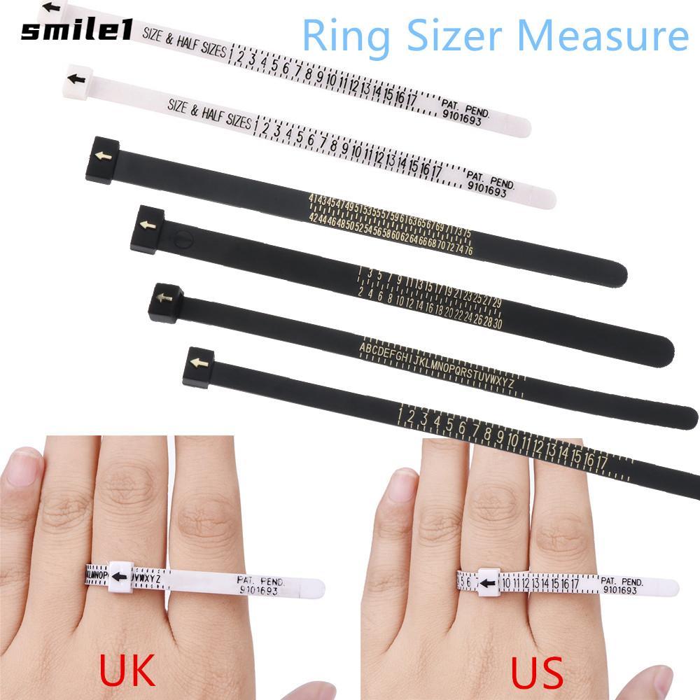 SMILE Finger Gauge UK/US/EU/JP ผู้ชายและผู้หญิงขนาด AZ แฟชั่นเครื่องทดสอบ