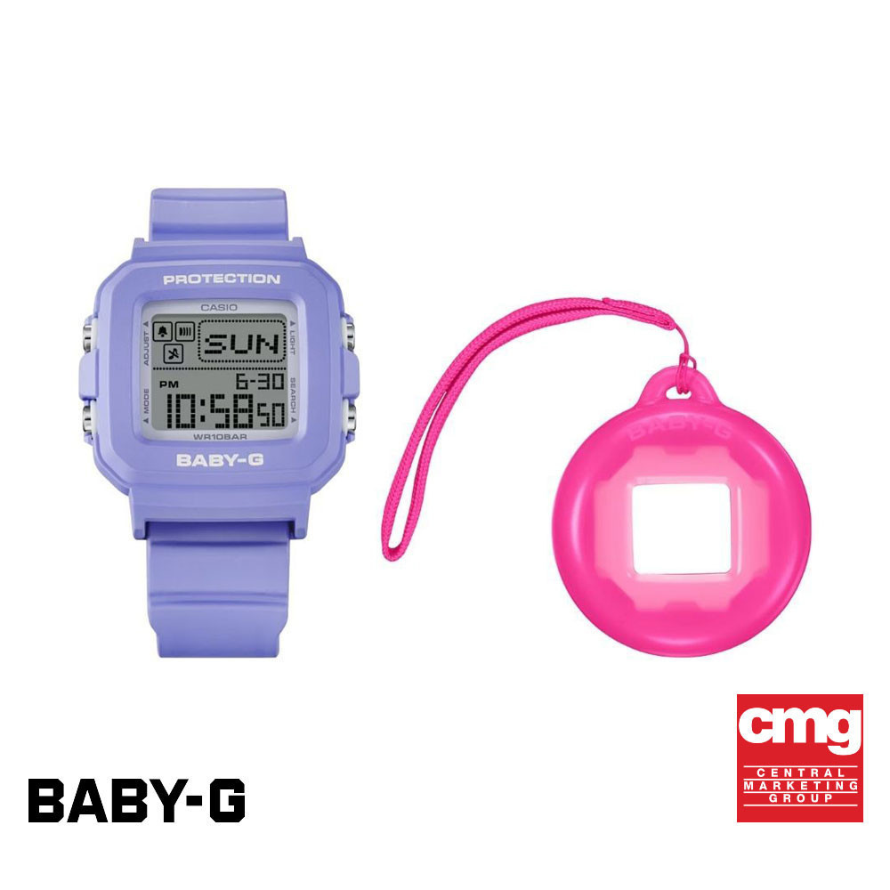 CASIO นาฬิกาข้อมือผู้หญิง BABY-G รุ่น BGD-10K-6DR สายเรซิ่น สีม่วง