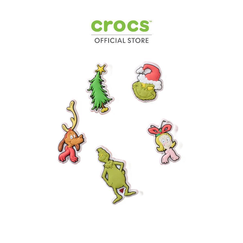 CROCS ตัวติดรองเท้า JIBBITZ™ THE GRINCH 5 PACK รุ่น 10016184 Multicolor