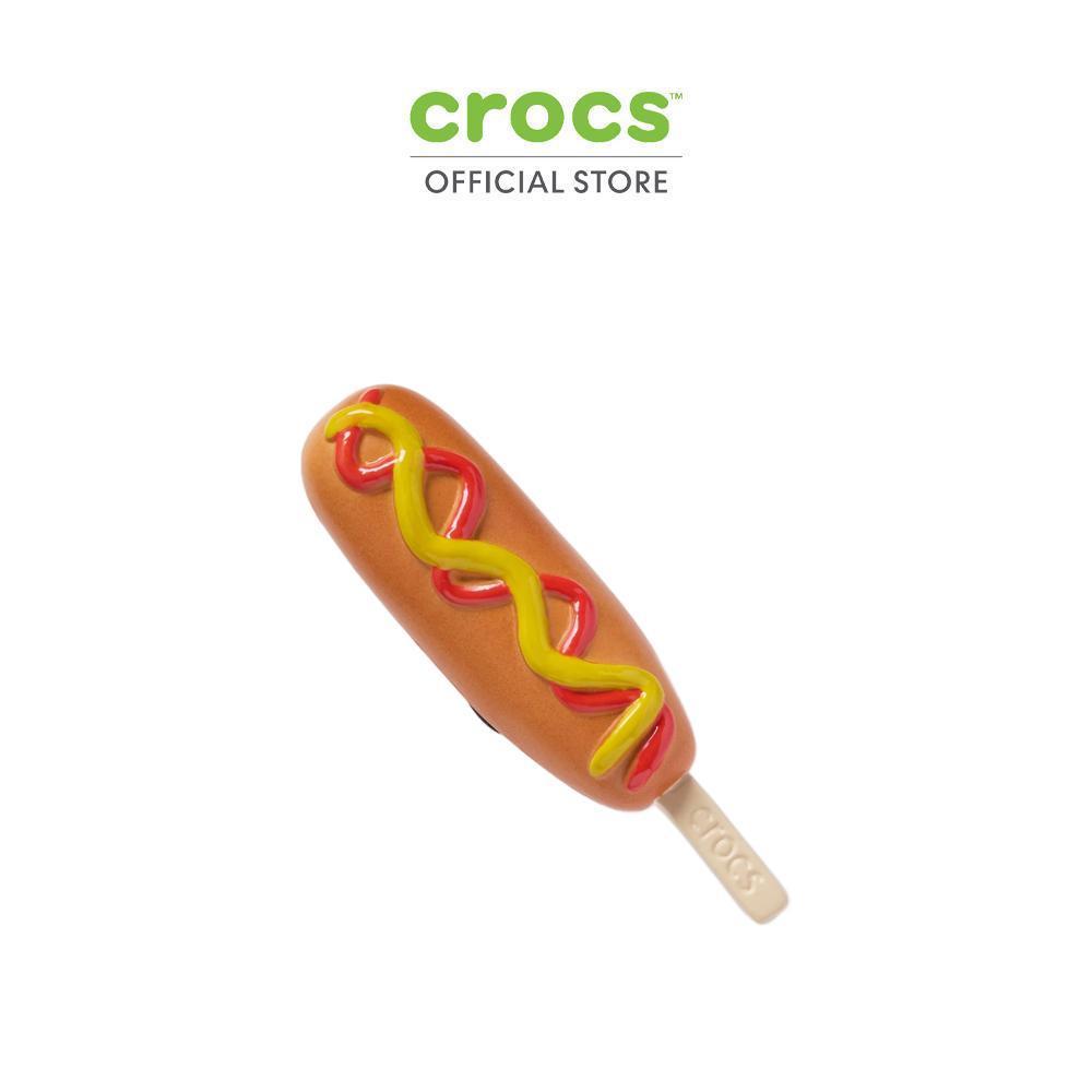 CROCS ตัวติดรองเท้า JIBBITZ™ CORNDOG DIPPED IN KETCHUP