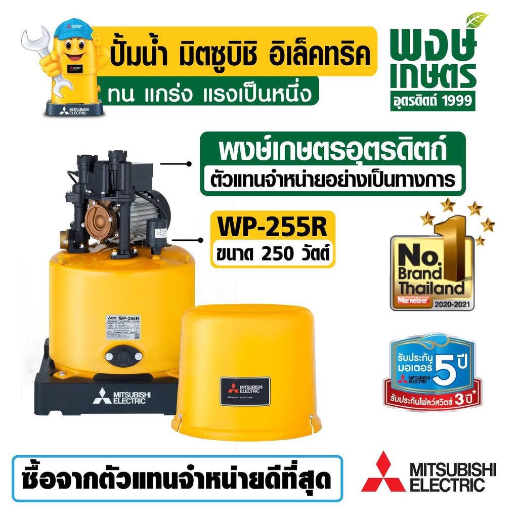 ปั๊มน้ำอัตโนมัติ MITSUBISHI 250 วัตต์ รุ่น WP-255R