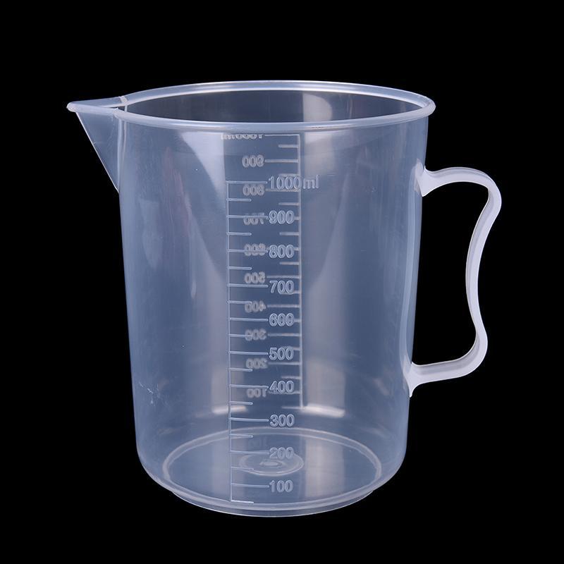 [ใหม่] 20/30/50/300/500/1000ML ถ้วยตวงพลาสติกเหยือก Pour Spout Surface Kitchen, [TH]
