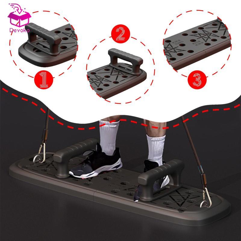 [chiwanji2mf] Pushup Training Board Pushup Stand ออกกําลังกายยิมน้ําหนักเบากันลื่นพร้อม