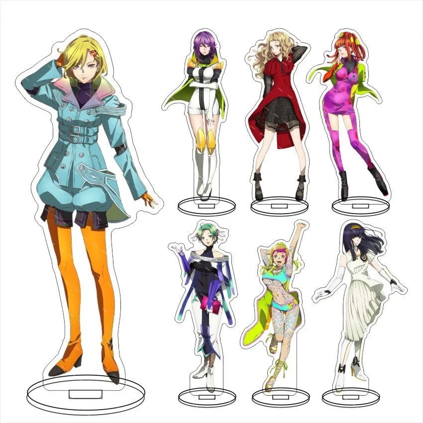 Standee Gnosia อะนิเมะรุ่นโต๊ะเรียนตกแต่งตัวอักษร Yuri Setsu SQ Raquio Gina Shigemichi ทําจากของขวัญ