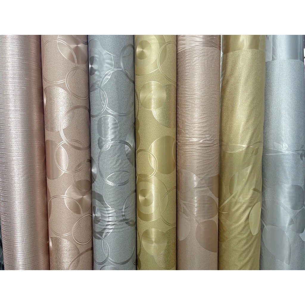 ผ้ายาง ผ้ายางปูโต๊ะอาหาร  pvc พลาสติกปูโต๊ะ เกรดเอ เกรดA premium กันน้ำ สีทอง เงิน หน้ากว้าง 135 ซม.