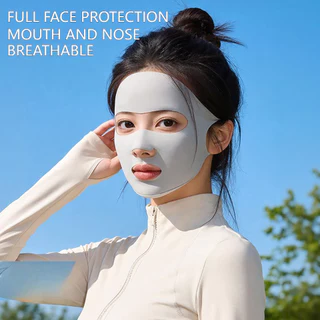 GTUBIKE UPF50+ หน้ากากป้องกันแดดสำหรับฤดูร้อน ทำจากผ้าไหมน้ำแข็ง ระบายอากาศได้ดี เหมาะสำหรับการขี่จักรยานและกิจกรรมกลางแจ้ง