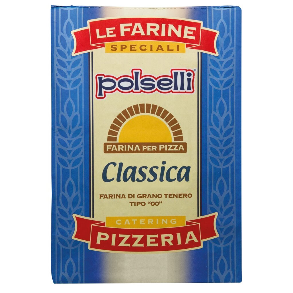 แป้งพิซซ่า Polselli CLASSICA โพลเซลลี่พิซซ๋า คลาสซิก้า (น้ำเงิน) 5 KG. (01-9547)