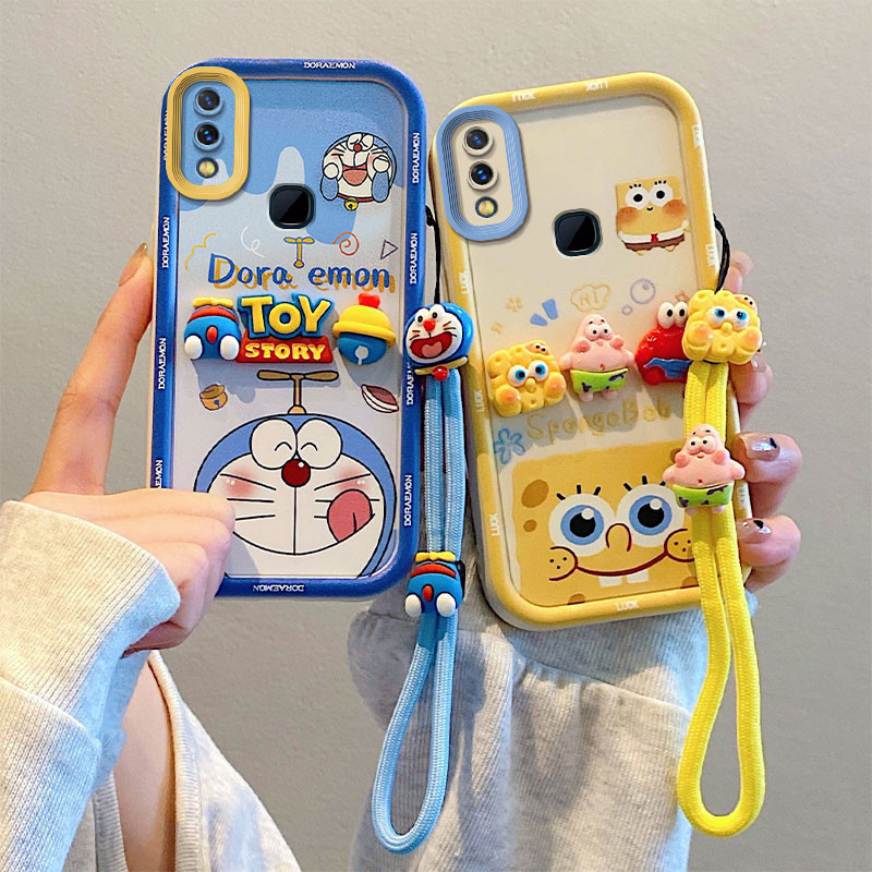 เคส Vivo V9 เคส Vivo Y85 เคส Vivo Y89 เคส Vivo 1723 1726 1727 เคสใช้งานร่วมกับ 3D รูปตุ๊กตาเคสน่ารัก