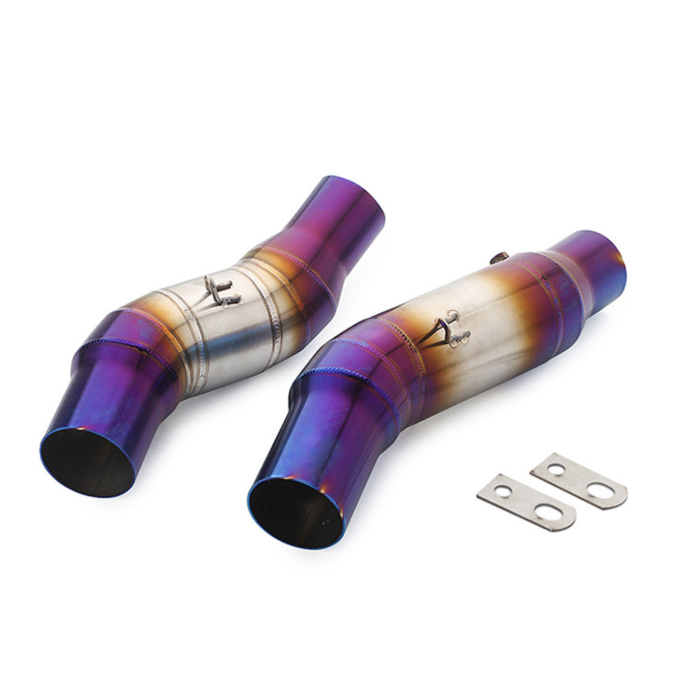 [2025ใหม่] เหมาะสําหรับรถจักรยานยนต์คาวาซากิดัดแปลง z1000 ท่อเชื่อมต่อส่วนหน้า z1000 ไททาเนียมอัลลอย