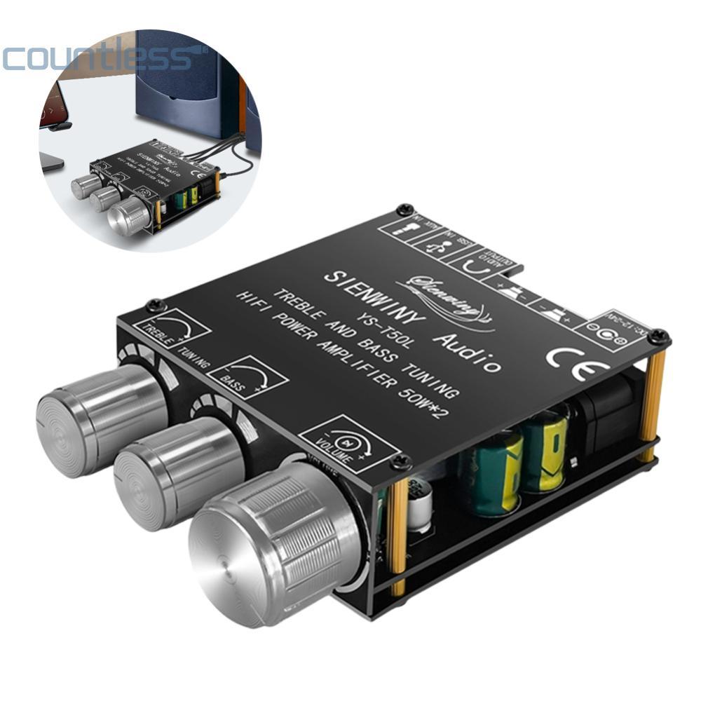 YS-T50L Audio Power Amp APP ควบคุมบลูทูธเข้ากันได้กับ 5.1 บลูทูธเข้ากันได้กับ Amp 3.5 มม.AUX Passive