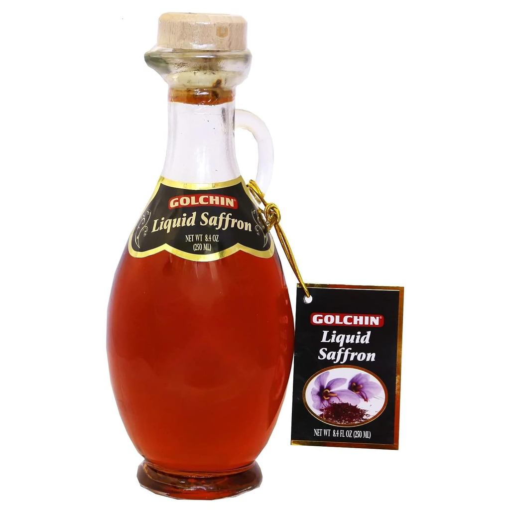 Al Amin s Golchin Liquid Saffron 1 ขวดแก้ว NW 8.4 ออนซ์/250 มล