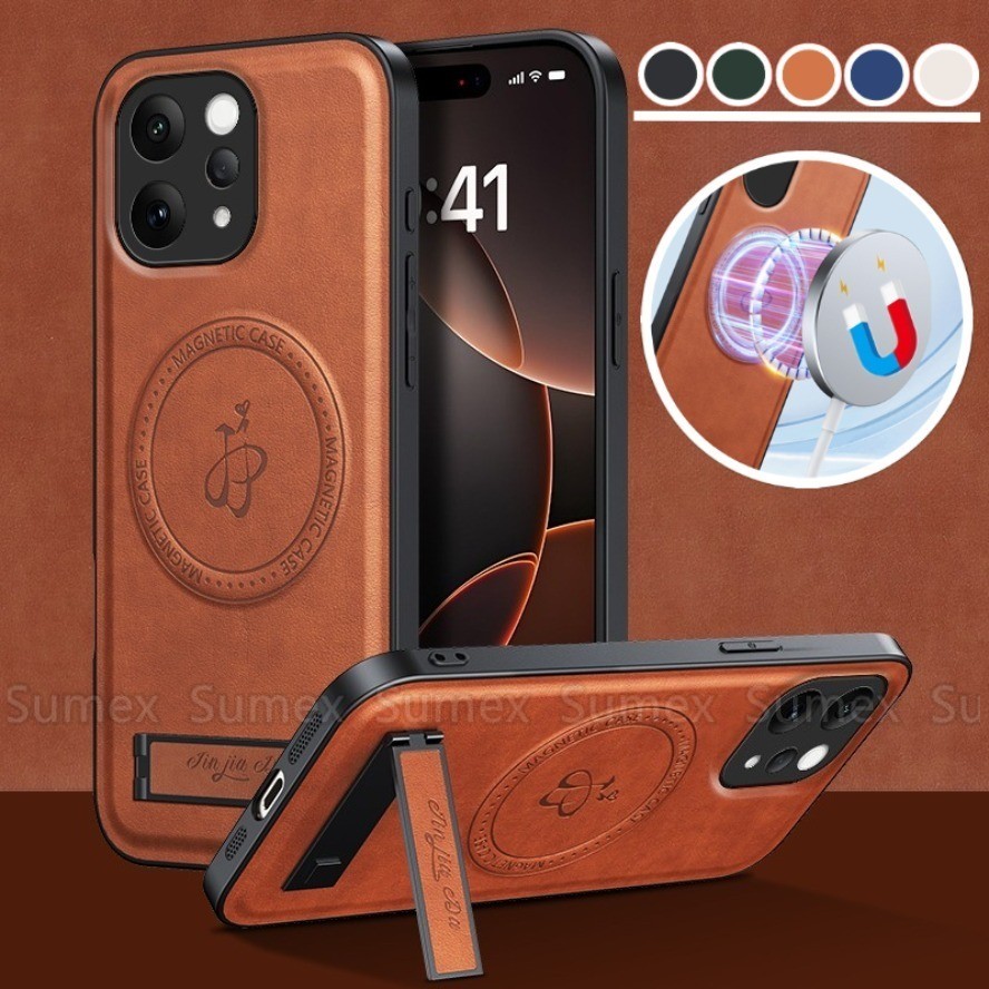 ยืนผู้ถือซองหนังสําหรับ Vivo V70 5G 2026 แม่เหล็กชาร์จแหวนธรรมดาปลอกโทรศัพท์วงเล็บกันกระแทกปกหลัง Ve