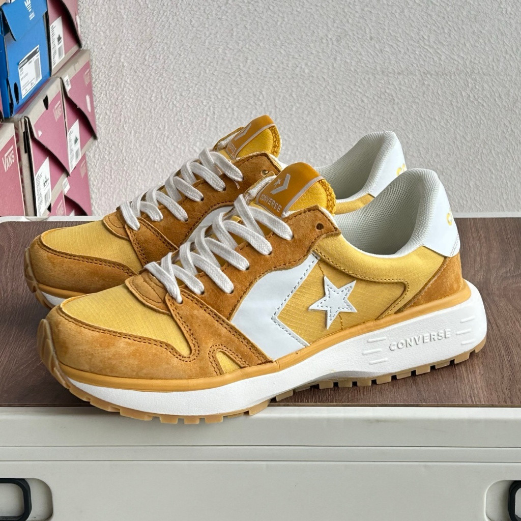 Converse Omega Trainer Khaki Sports and Casual Shoes สําหรับผู้ชายและผู้หญิง