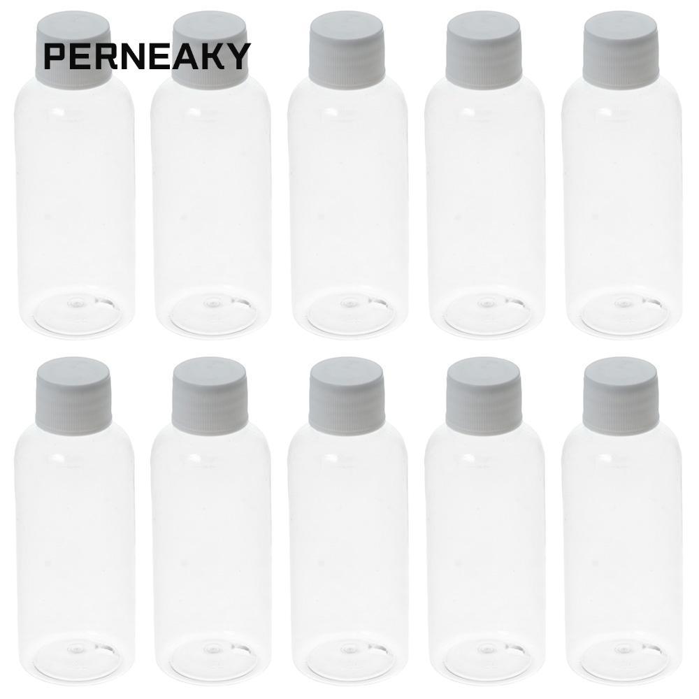 PERNEAKY 10 ชิ้น Ginger Shot ขวด Freezable พร้อมหมวกสําหรับของเหลวภาชนะพลาสติกเกรดอาหาร