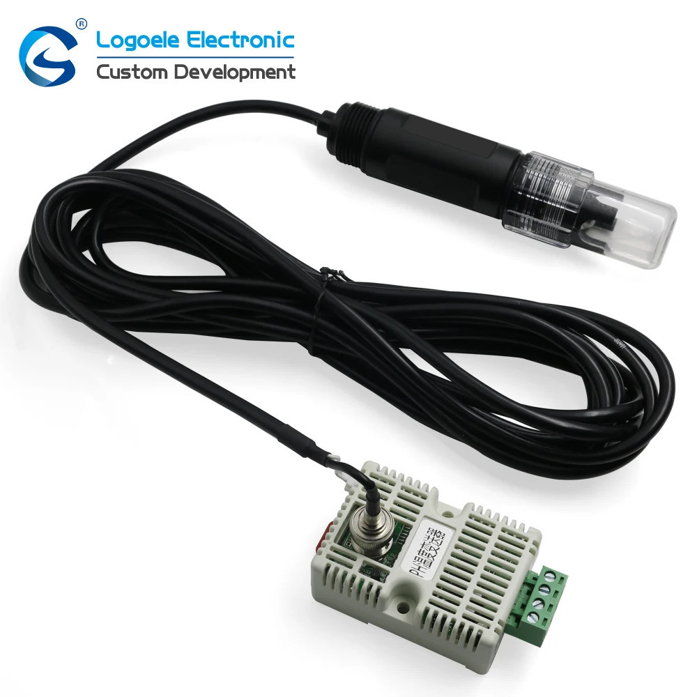 Liche RS485 4-20mA 0-5V 0-10V Liquid Electrode น้ํา PH Meter ห้องปฏิบัติการอุณหภูมิ