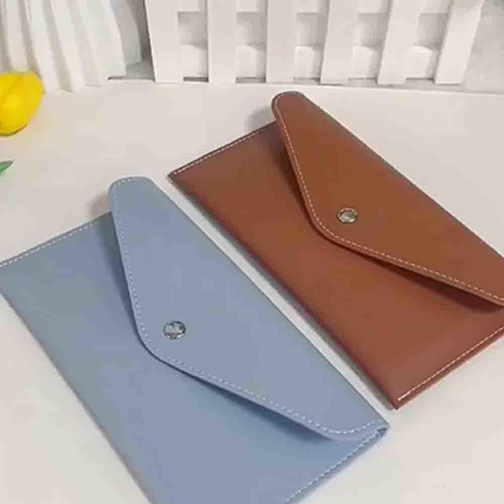 Unisex Long Wallet Simple Large Capacity Wallet Pvc Large Capacity For Office Travel School