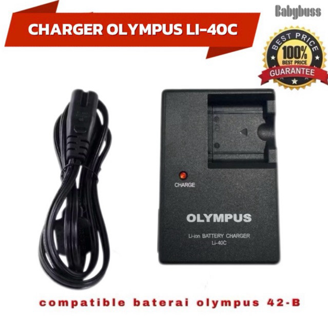 Charger Olympus Li-40C compatible Baterai Olympus Li -42B Charger Olympus Li-40C / Li40 for Battery 