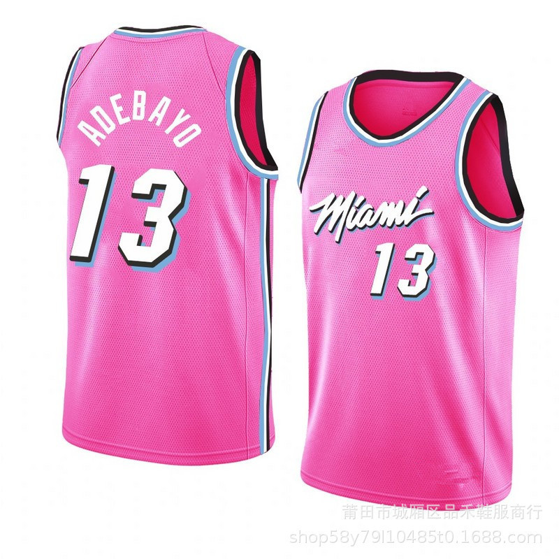 จัดส่งรวดเร็ว! เสื้อทีม Heat City Edition หมายเลข 13 ของ Adebayo