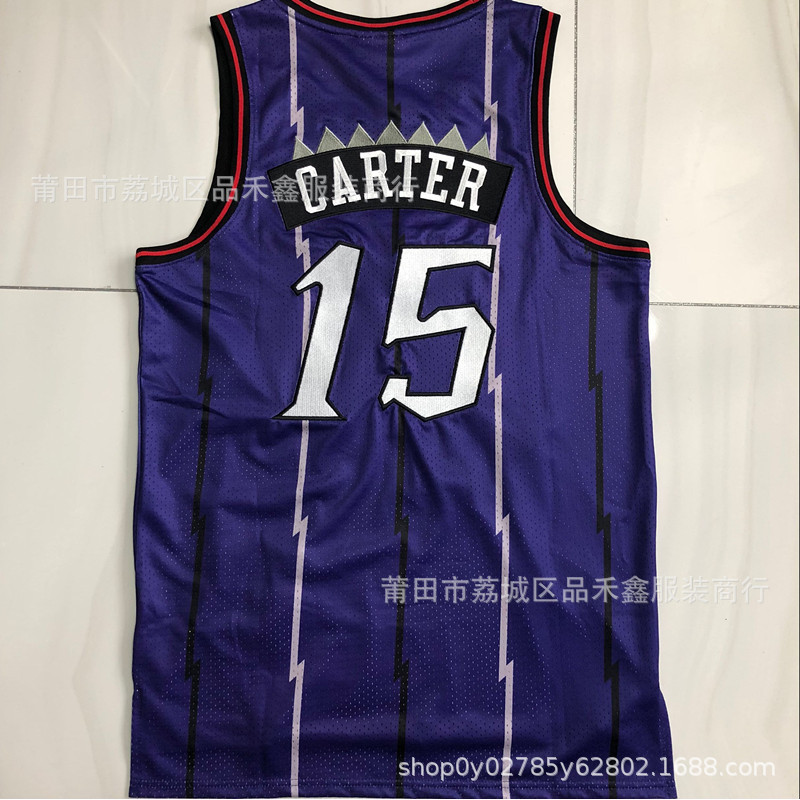 จัดส่งในวันเดียวกัน!!เสื้อ Secret Hydrangea Raptors Raptors 15 #Carter คาร์เตอร์1#麦迪 เสื้อเจอร์ซีย์ 