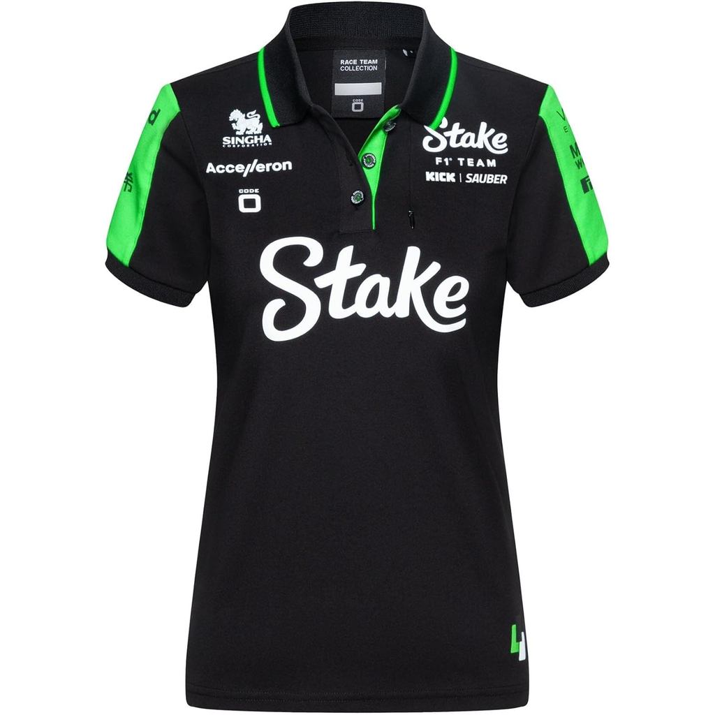 เสื้อโปโลทีมหญิง CMC Motorsports Stake F1 Kick Sauber