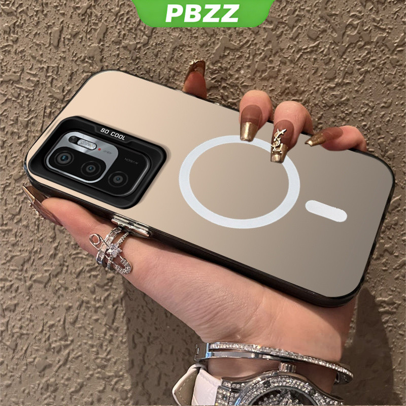 PBZZ FOR เคส สําหรับปลอก REDMI NOTE 10 5G XIAOMI POCO M3 PRO 5G เคสโทรศัพท์เคสแข็ง TPU Protector Smooth กันกระแทกฝาครอบการออกแบบใหม่ความงามไร้สายดูดแม่เหล็ก CYBSWX01