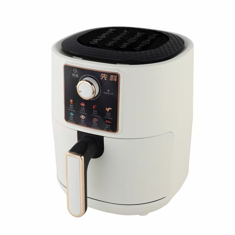 เครื่องทอดอากาศในครัวเรือนหม้อทอดไฟฟ้า Xianke Wanlida จีนภาษาอังกฤษ 110V220V โรงงานความจุขนาดใหญ่ 6L
